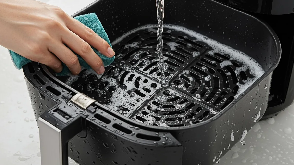 Öntisztító airfryer: villámgyors trükk, amitől patyolattiszta lesz a légkeveréses sütő