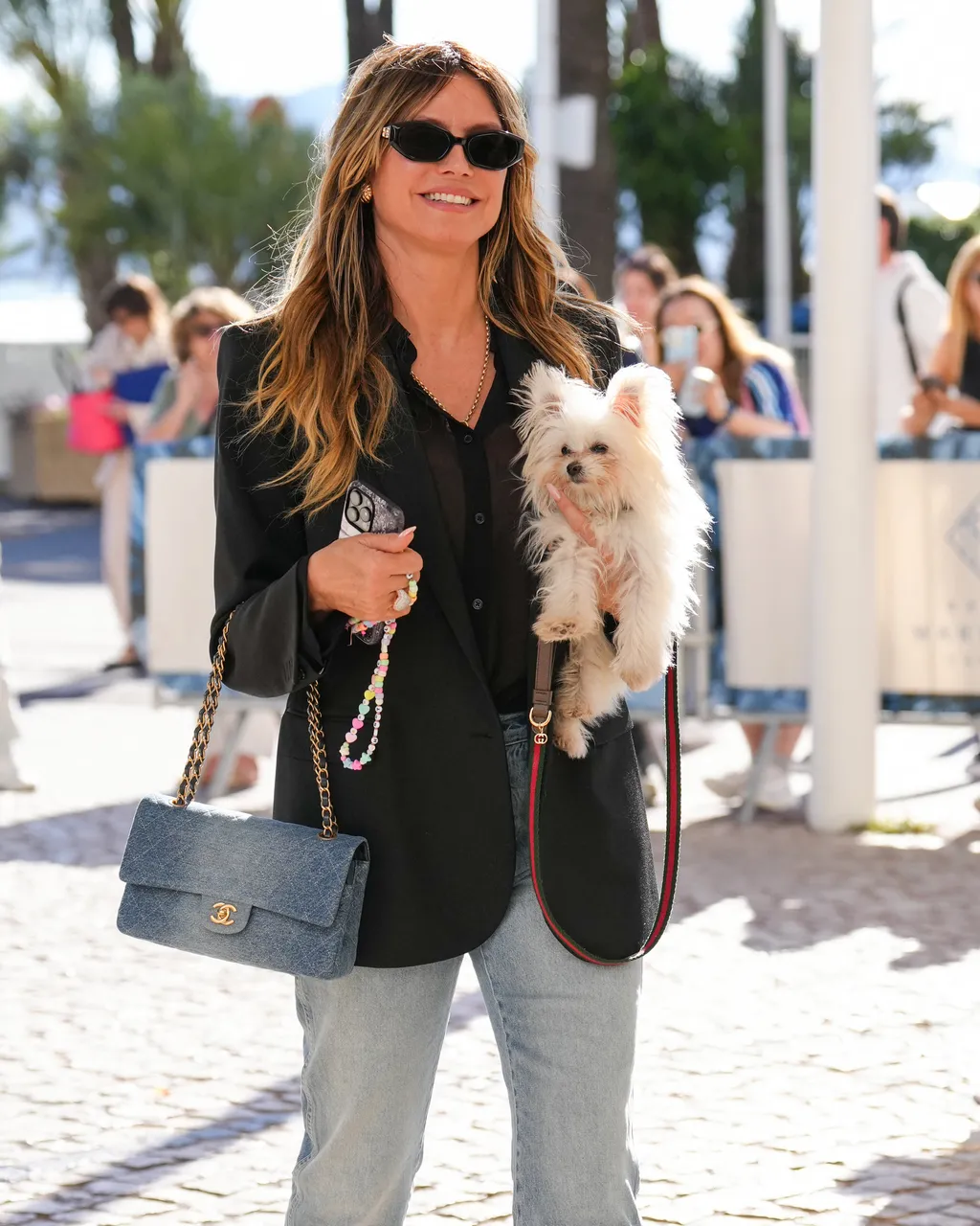 Heidi Klum is seen ahead of the 79th annual Cannes Film Festival at Hotel Martinez on May 11, 2026 in Cannes, France. (© Lucia Sabatelli