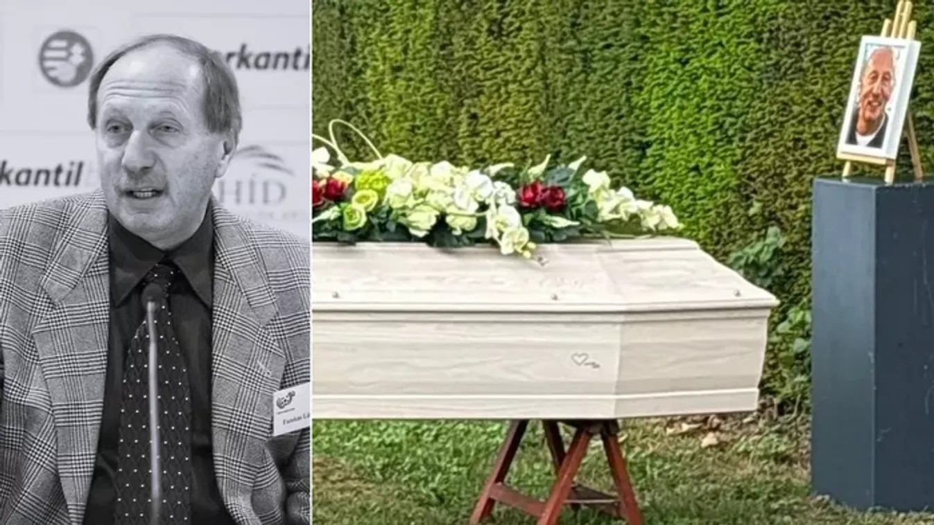 Exkluzív fotók a búcsúról: hófehér koporsóban temették el a focilegenda Fazekas Lászlót