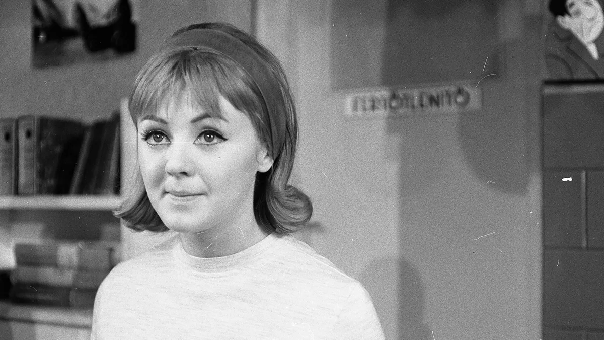 Halász Judit archív fotója, ami kapcsolódik a retró kvízhez.