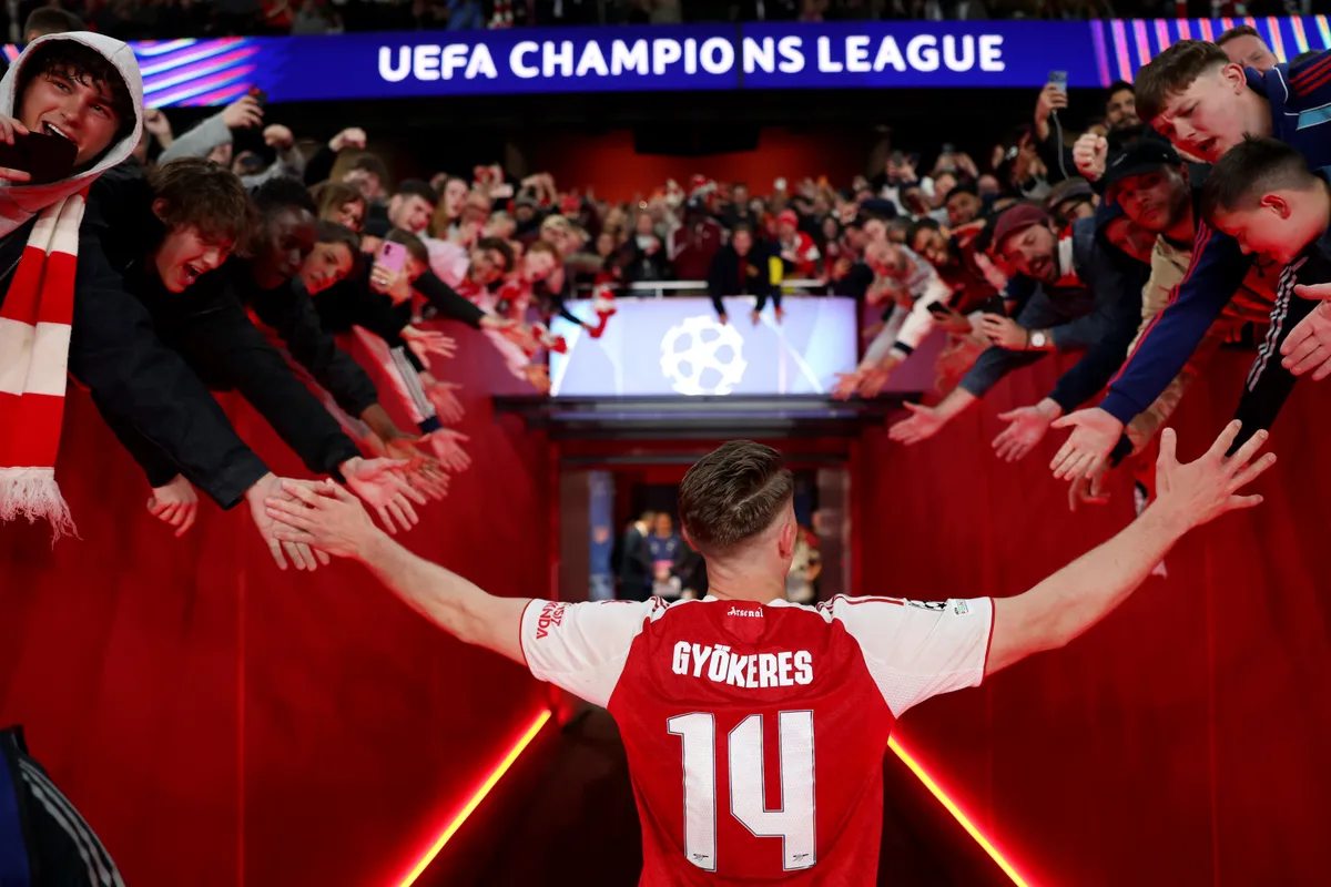 Viktor Gyökeres az Arsenal-Atlético Madrid elődöntő után már a budapesti BL-döntőre hangolt