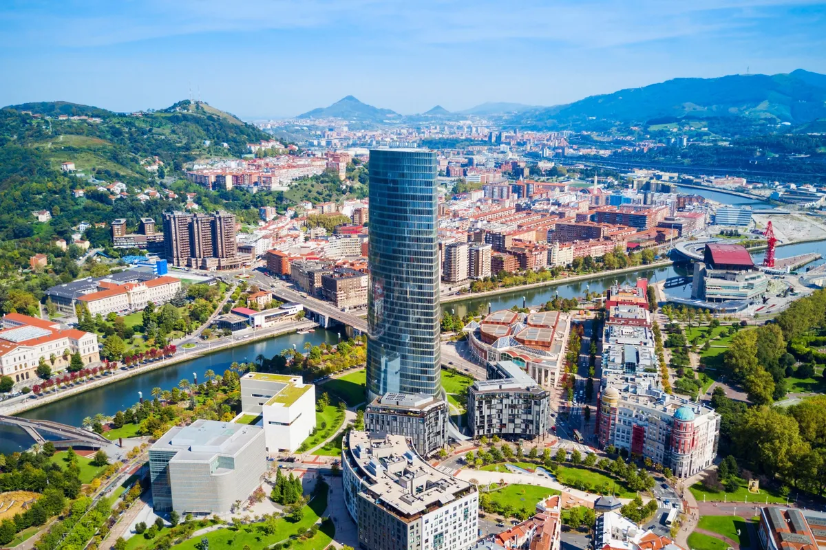 Bilbao madártávlatból.