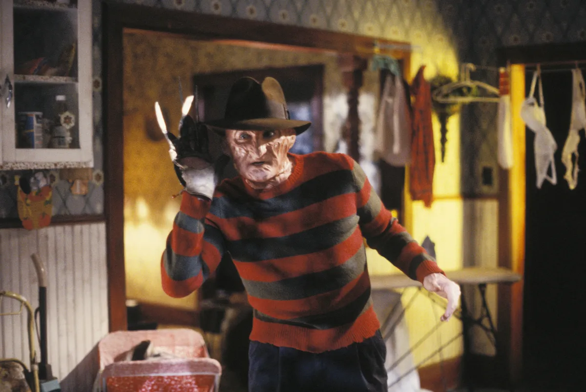 Horrorfilmes kvízben szereplő kép Freddie Krueger karakteréről a Rémálom az Elm utcában című filmben