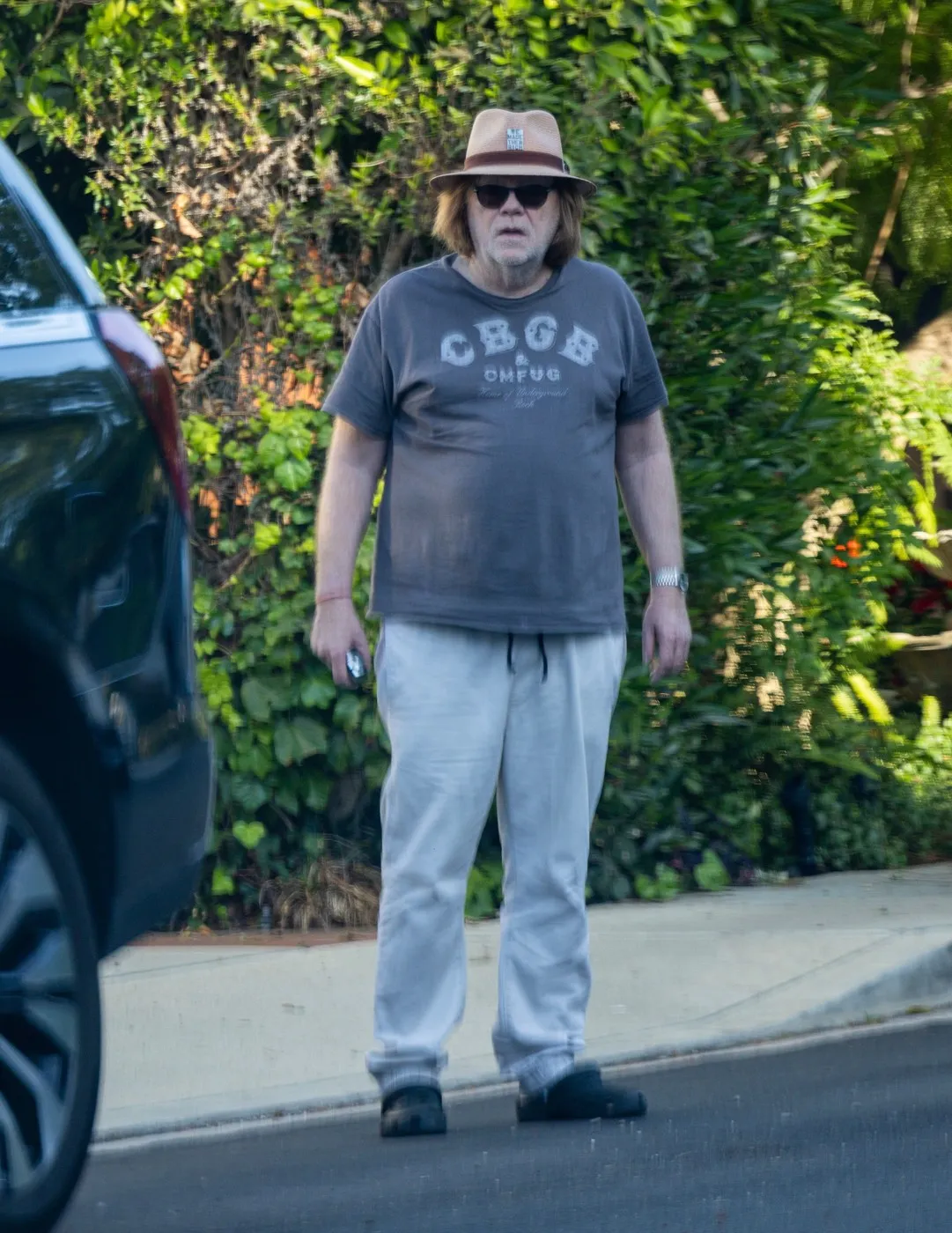 *EXCLUSIVE* David Caruso spotted outside his home in Sherman Oaks