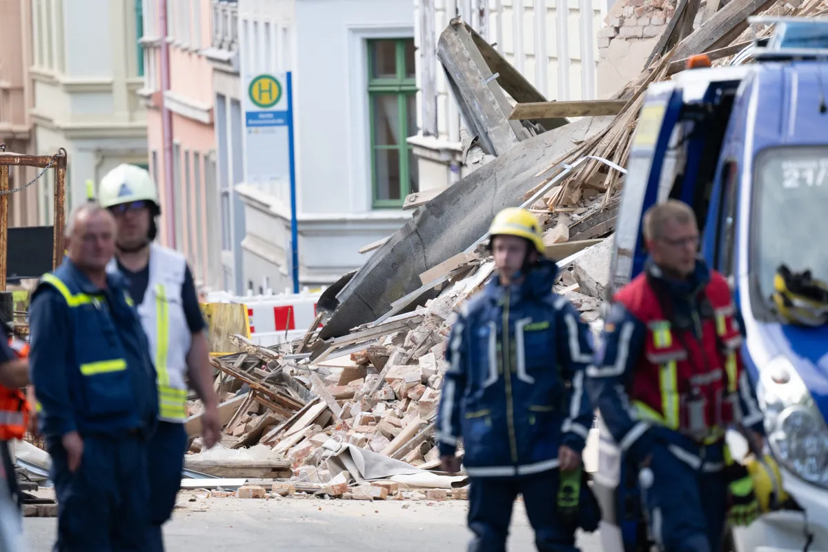House collapse in Görlitz