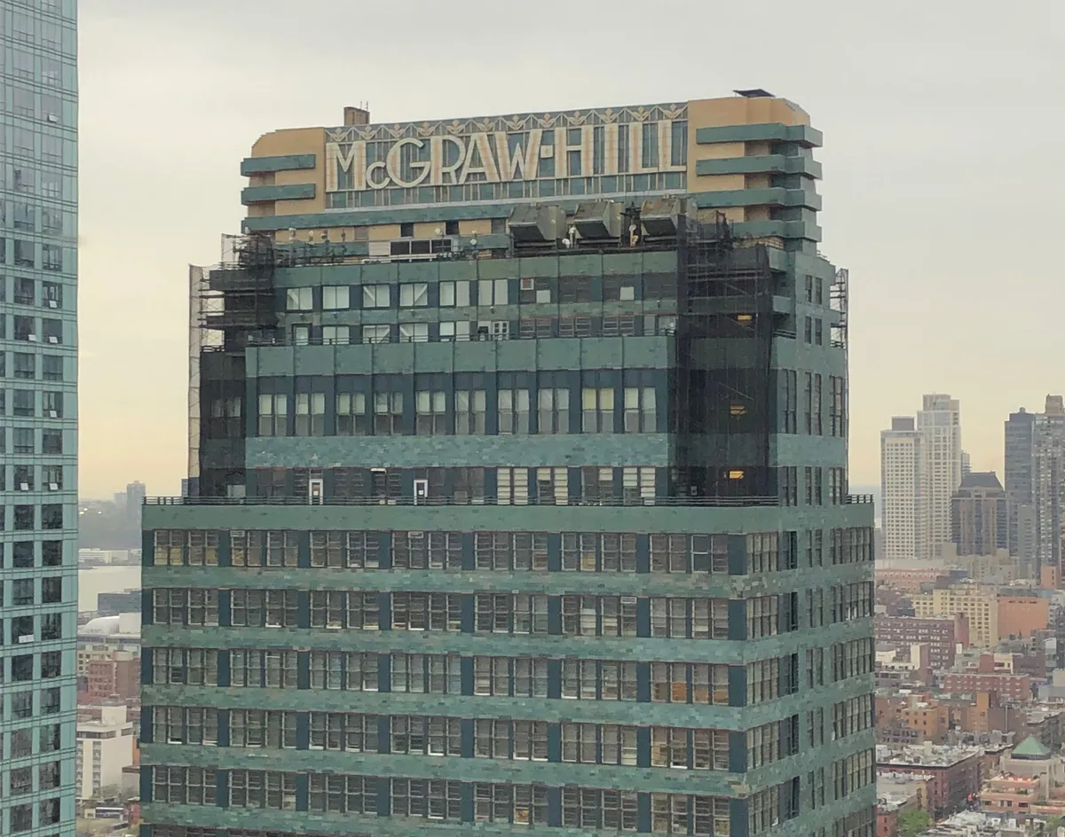 A McGraw-Hill épület New Yorkban.