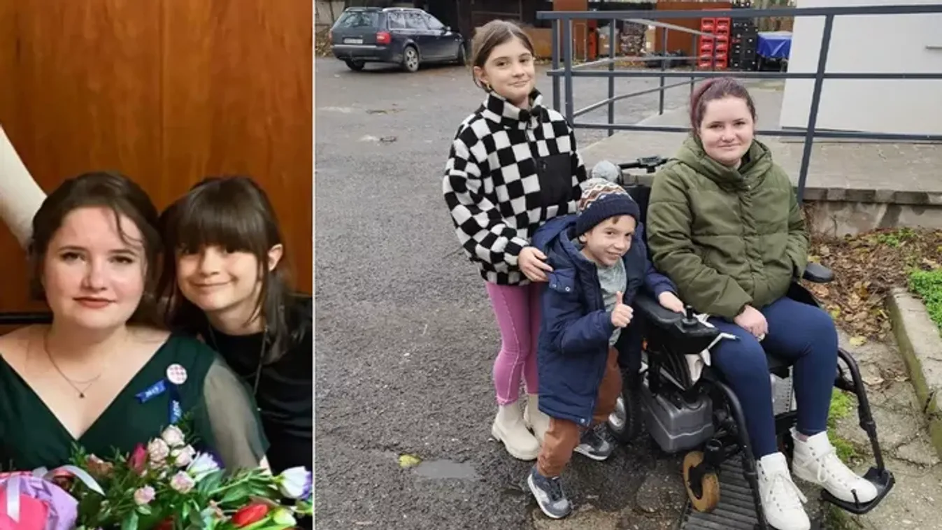 "Egy anya érzi, ha valami nincs rendben" - ritka izomsorvadással küzd a testvérpár, Rebeka és Lia