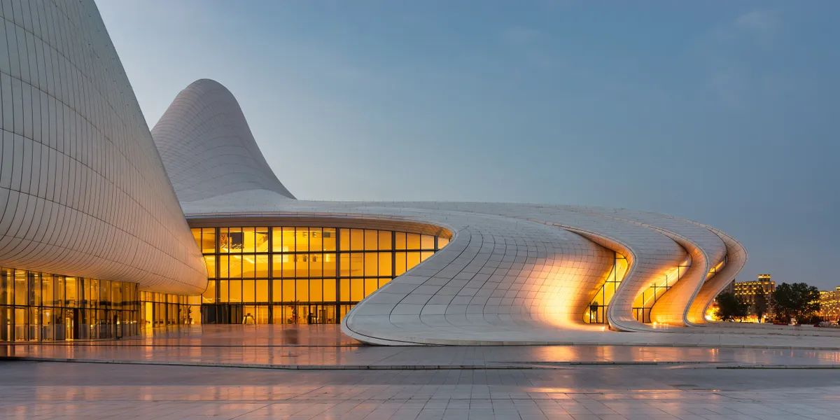A Heydar Aliyev Központ Baku városban