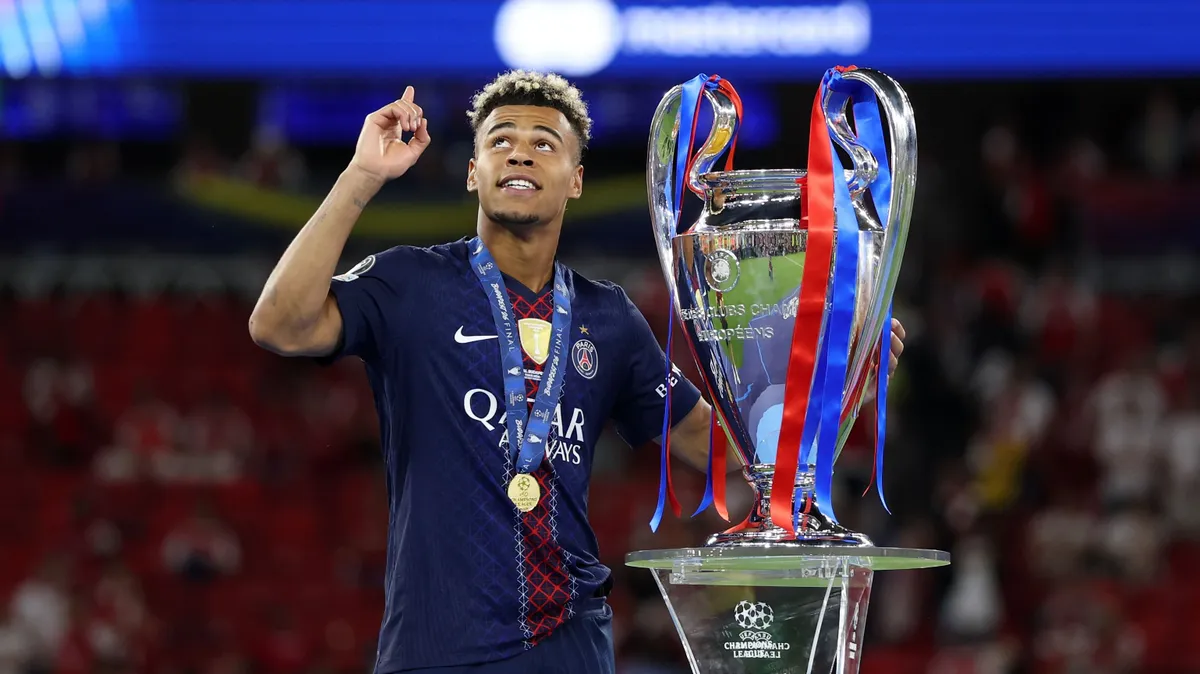 A PSG megvédte a címét, a BL-döntő után Désiré Doué meghatódva értékelt