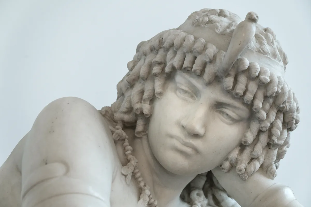 Girolamo Masini Kleopátra szobra 1882-ből.