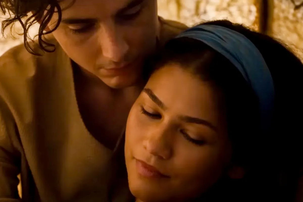 Timothée Chalamet és Zendaya a Dűne 3. részében.