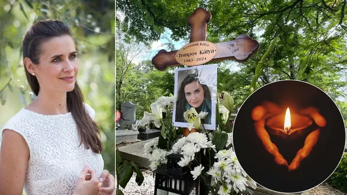 Szívszorító, mit találtunk Tompos Kátya sírján