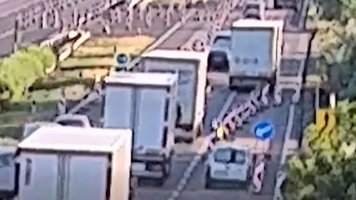 Hatalmas karambol történt az M7-es autópályán