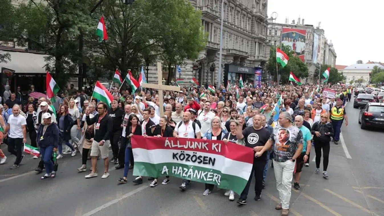 Magyar Péter nevetve hergelte a migrációs paktum ellen tüntetőket
