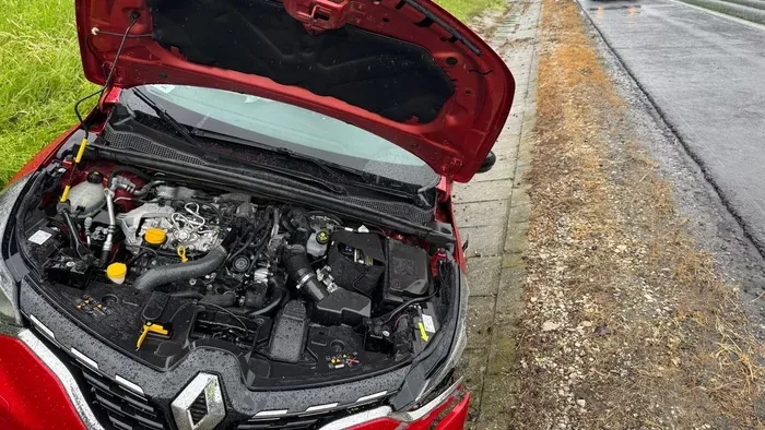  M7-es autópályán történt baleset, kicsúszott az autó