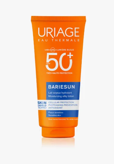 UriageBariésun Silky Lotion SPF 50+ legjobb naptej.