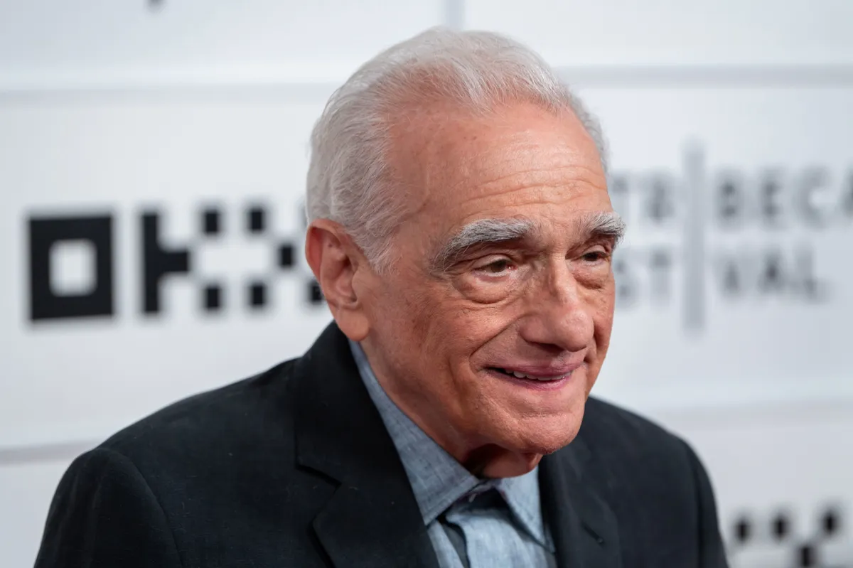 Martin Scorsese rendező portréja.