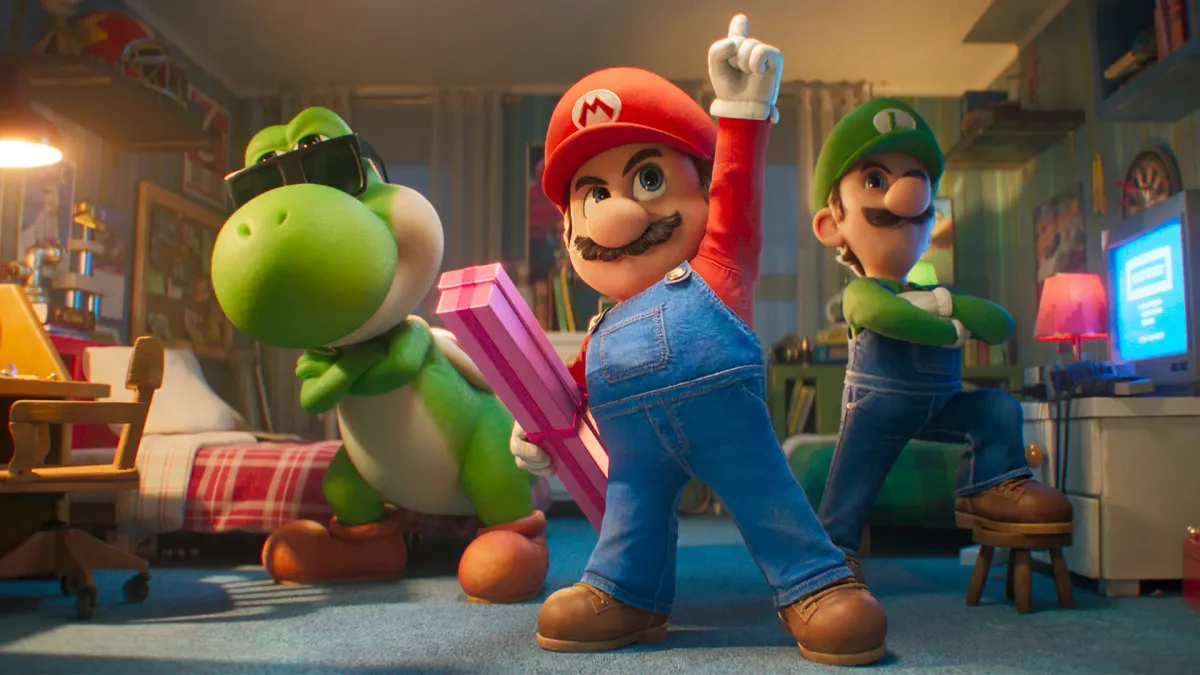 Jelenet a Super Mario Galaxis című filmből.
