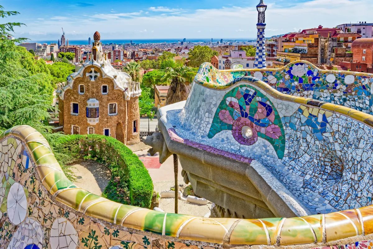 Európa legtúlértékeltebb látnivalói egyike a barcelonai Güell Park.