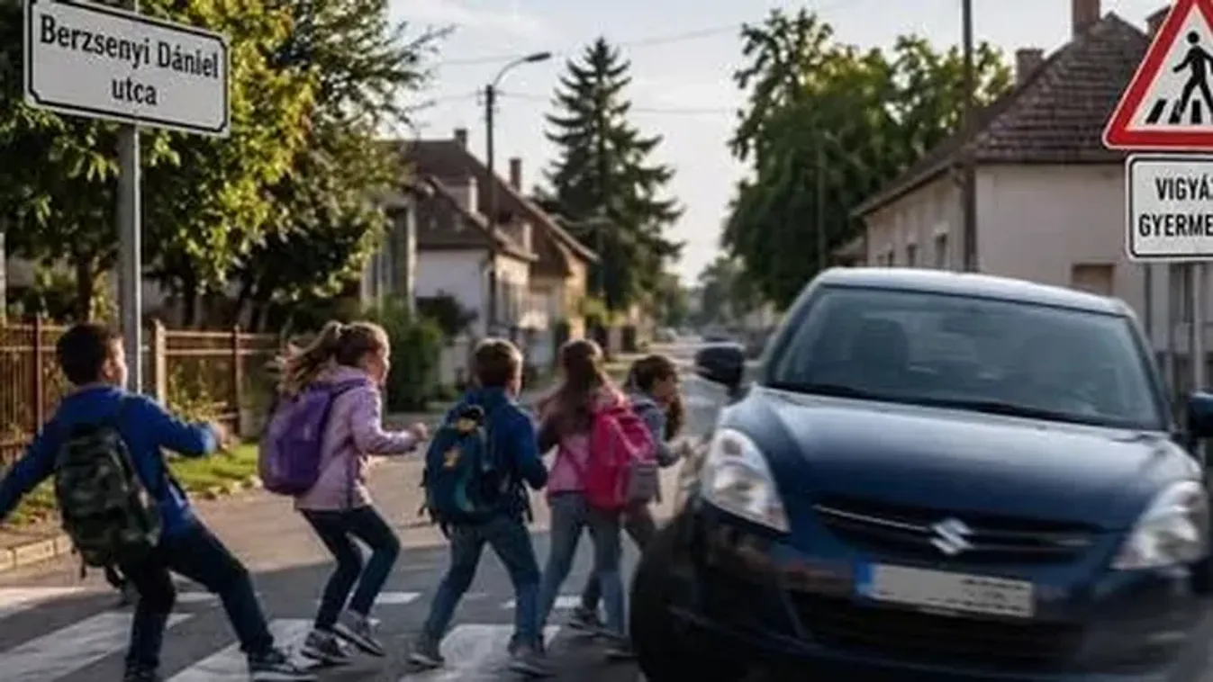 Elképesztő! Óvodások közé hajtott az autós Vas vármegyében
