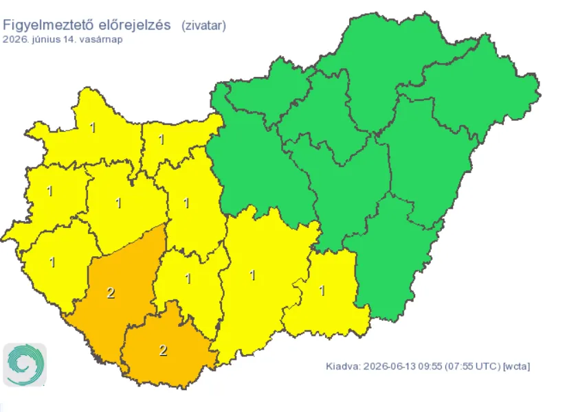 Nem kegyelmez az időjárás. Brutális viharok mossák el a hétvégét: a fél országra érvényben van a riasztás, jégeső és villámlás tarolhat le minket