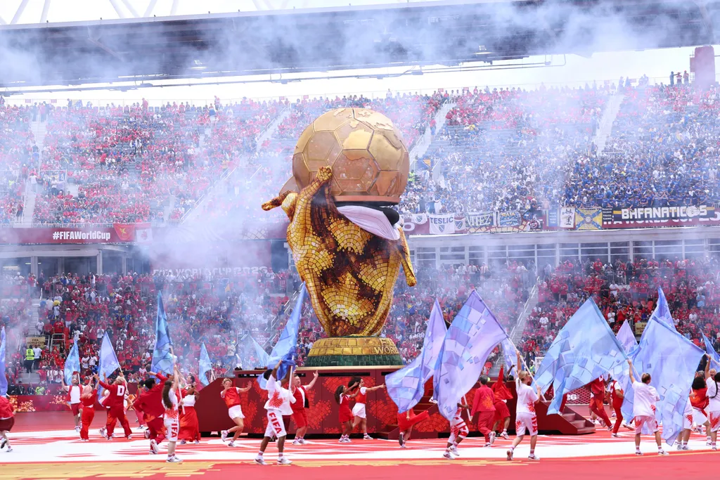 TORONTO, CANADA - JUNE 12: during the FIFA World Cup 2026 Group B match between Canada and Bosnia and Herzegovina at Toronto Stadium on June 12, 2026 in Toronto, Canada. (Photo by Robbie Jay Barratt - AMA/Getty Images)