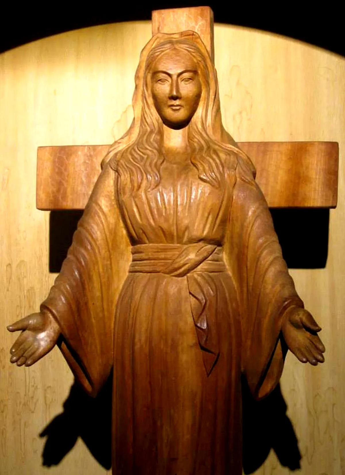 Könnyező Mária-szobor