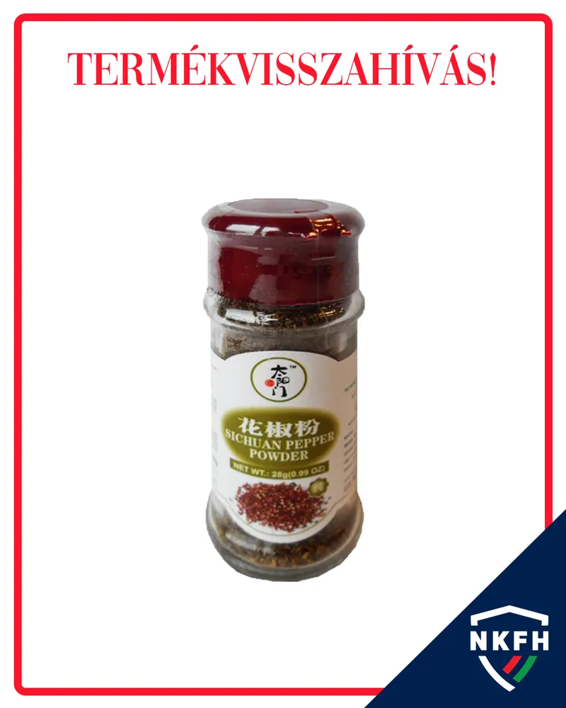 Kínai fűszert hívtak vissza.