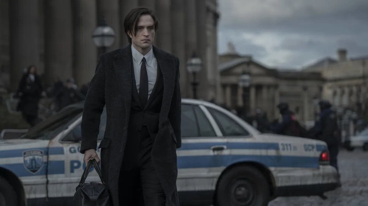 Robert Pattinson a 2022-es Batman filmben.