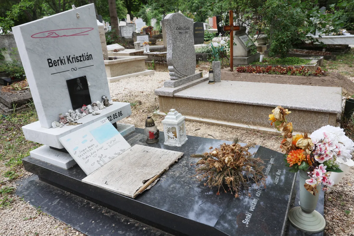 Berki Krisztián sírja