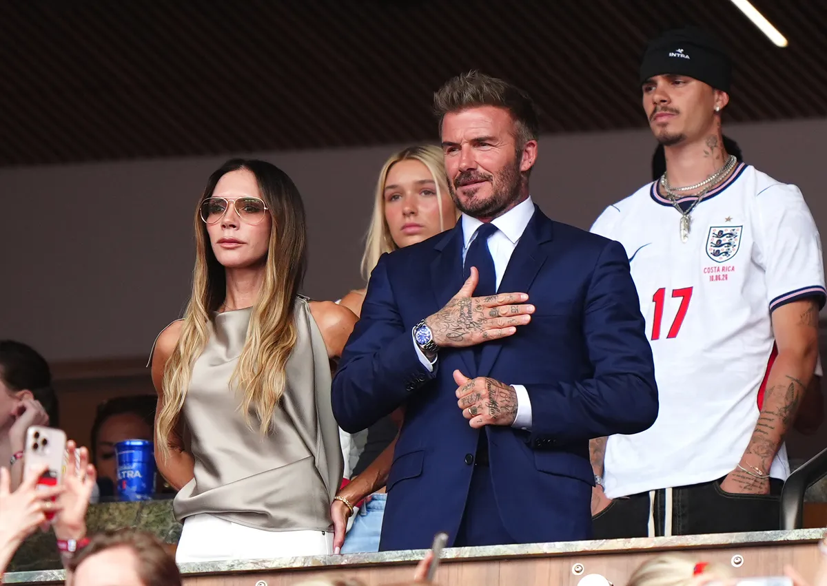 Victoria Beckham sajnos nem tudott ott lenni a lagzin.