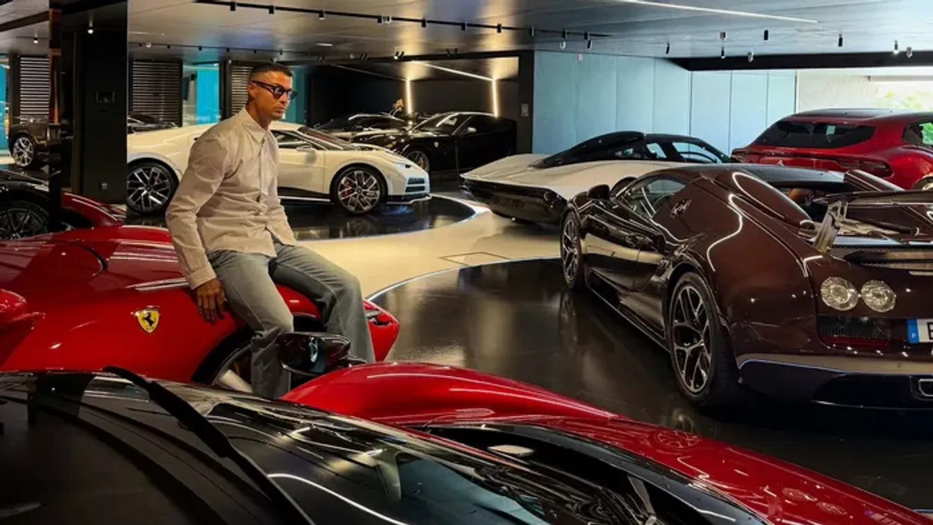 „A játékszereim” – Cristiano Ronaldo megmutatta milliárdos luxusautóit, amikről az egyszerű halandók álmodni sem mernek