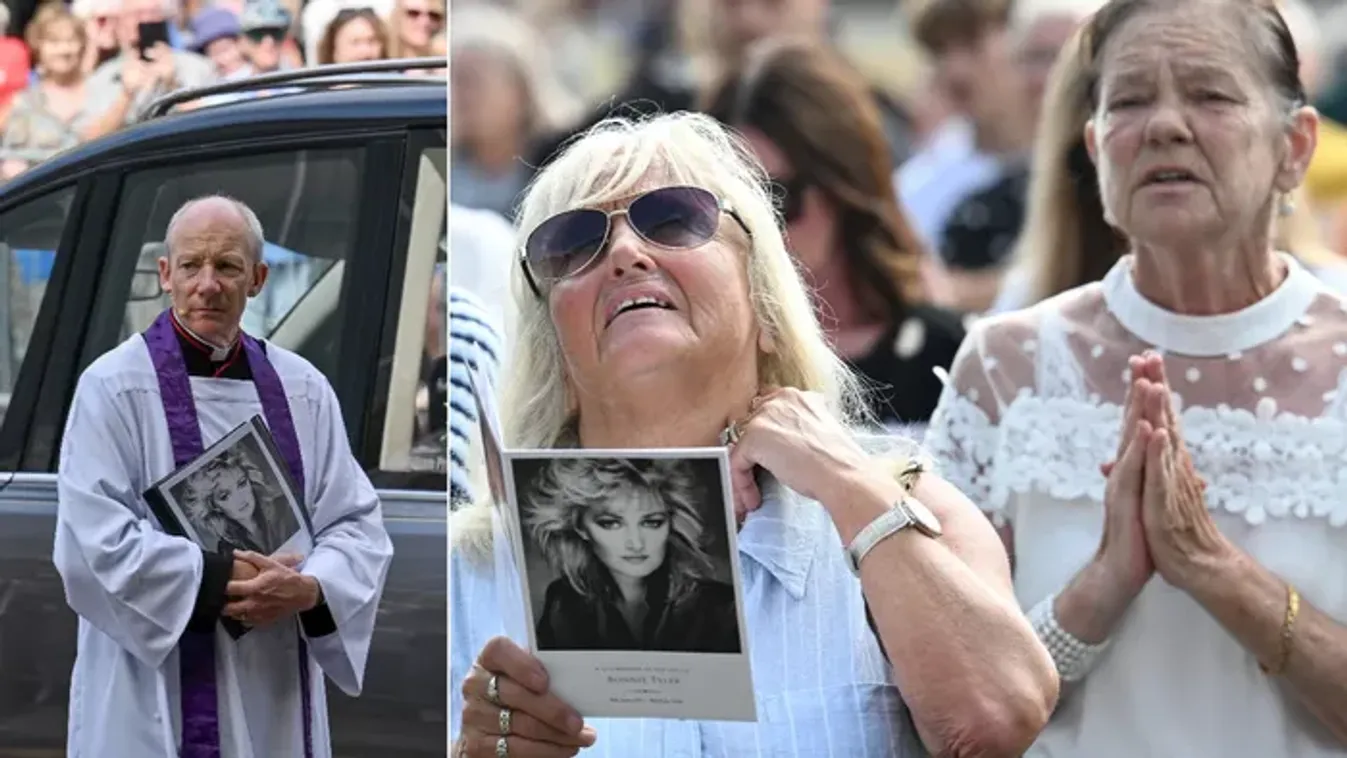 Szívszorító fotók: hófehér koporsóban kísérték utolsó útjára Bonnie Tylert