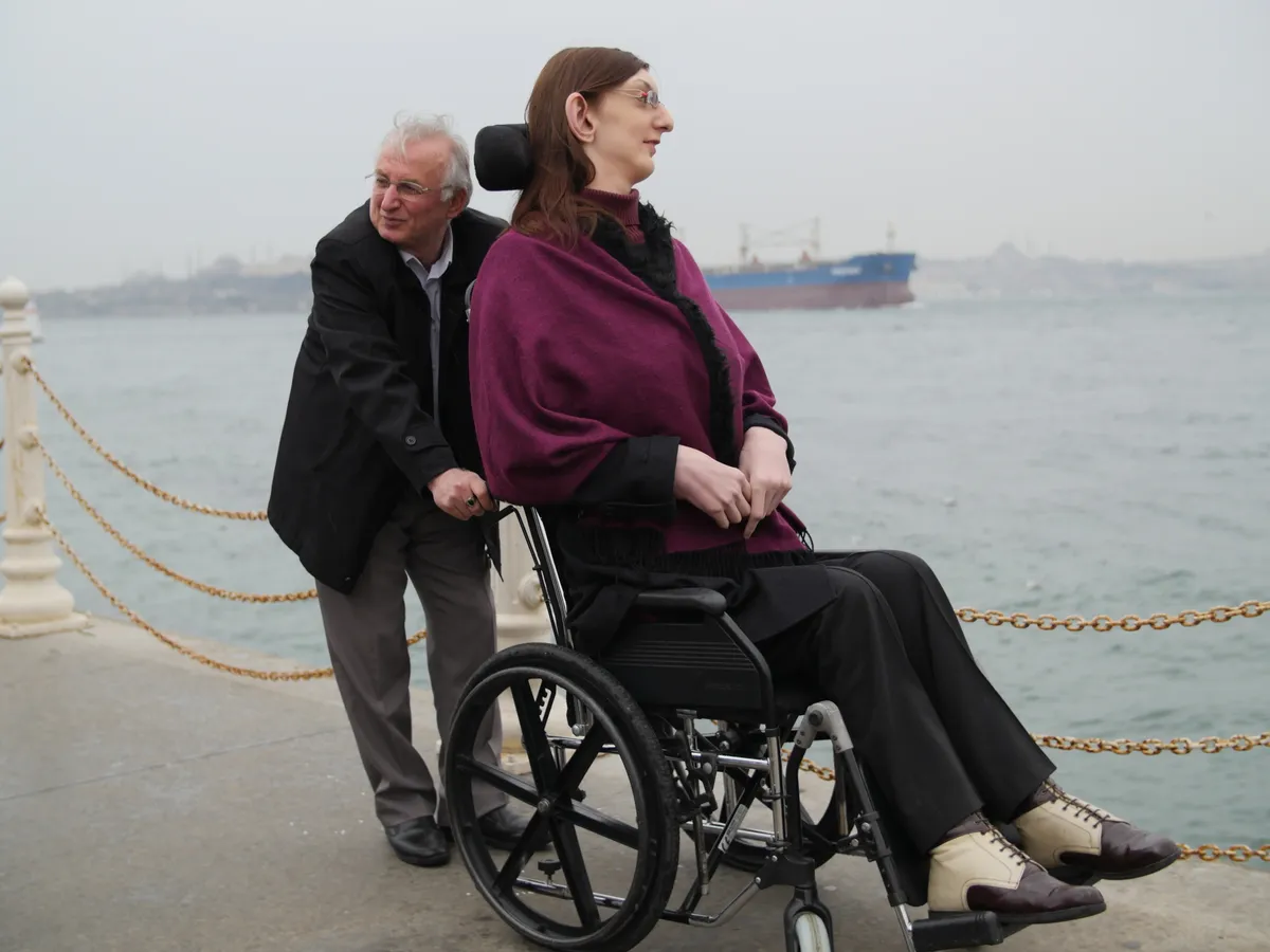 Too tall to walk: World's tallest girl bound to wheelchair, Rumeysa Gelgi