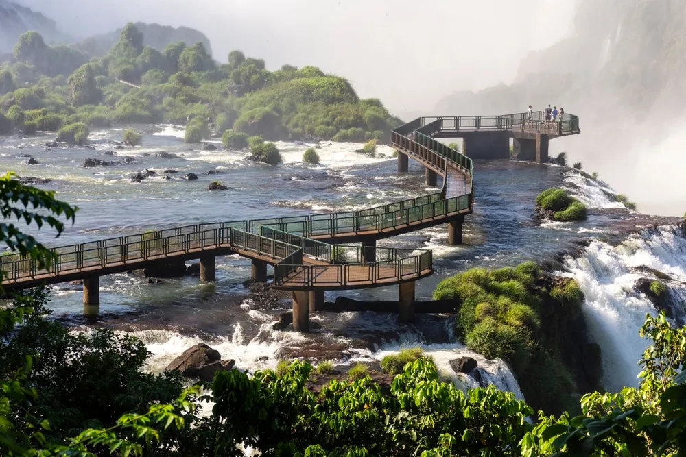 Az Iguazu-vízesés egy utazási kvíz kérdéssorában.