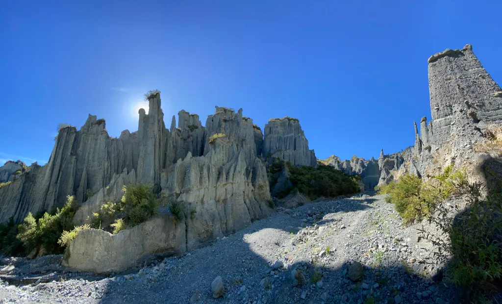 Új-zélandi sziklalabirintus, Putangirua Pinnacles, Wairarapa régió