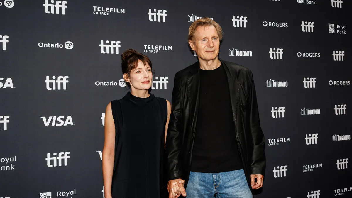 Liam Neeson és Stella Stocker