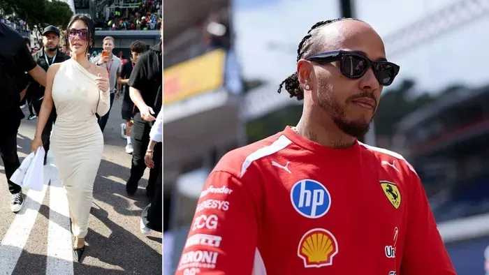 Lewis Hamilton és Kim Kardashian Londonban romantikázott