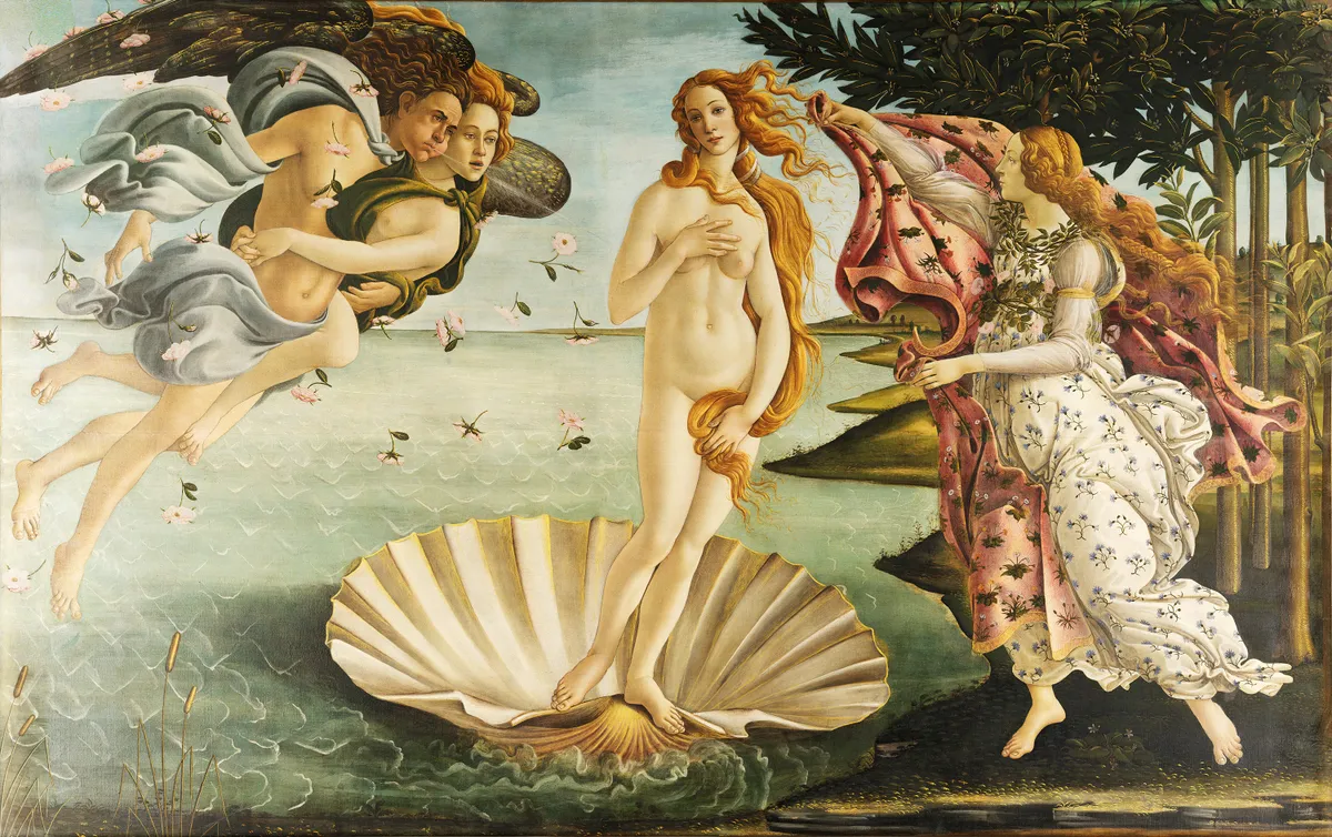 műveltségi kvíz a mitológiai személyekről, mint Vénuszról (Botticelli festménye)