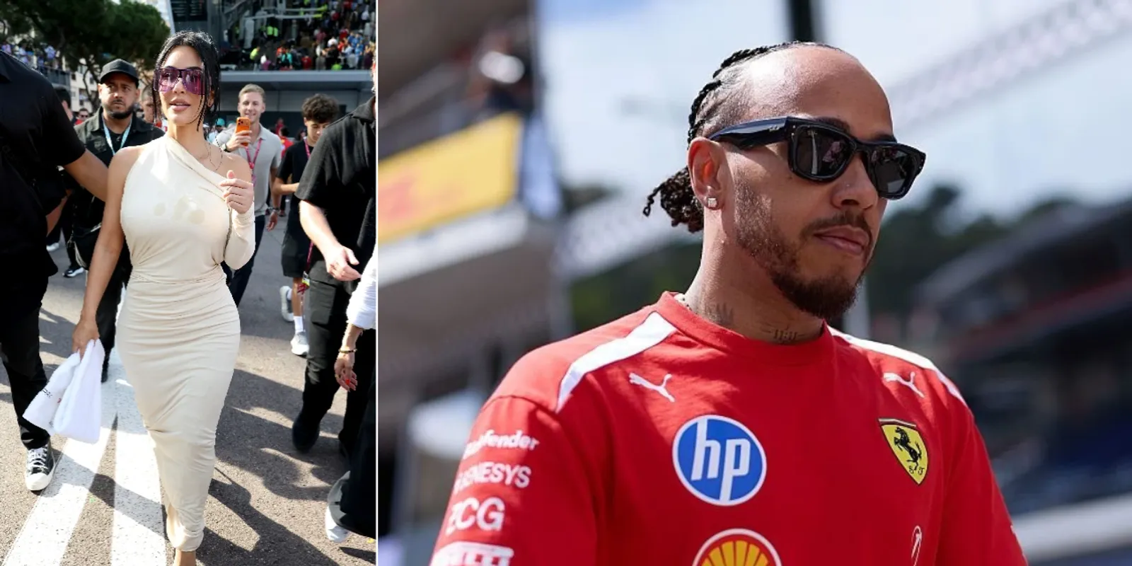 Lewis Hamilton és Kim Kardashian Londonban romantikázott