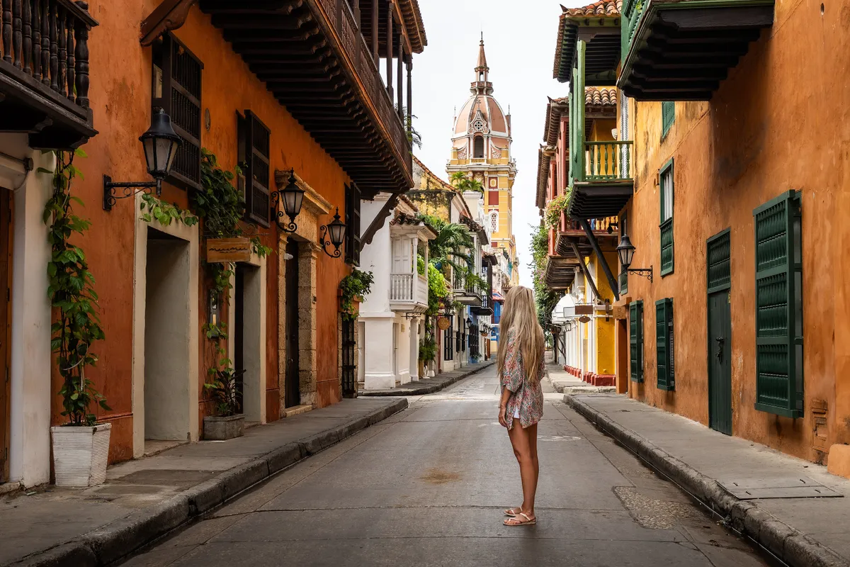 A bakancslistás látnivalók egyike a kolumbiai Cartagena óvárosa.