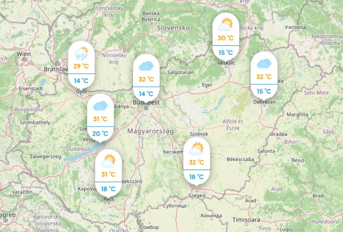 Szombaton is igazi nyárias idő vár ránk