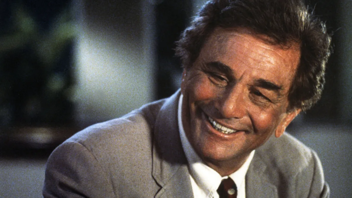 Columbo kvízhez fotó Peter Falk színészről