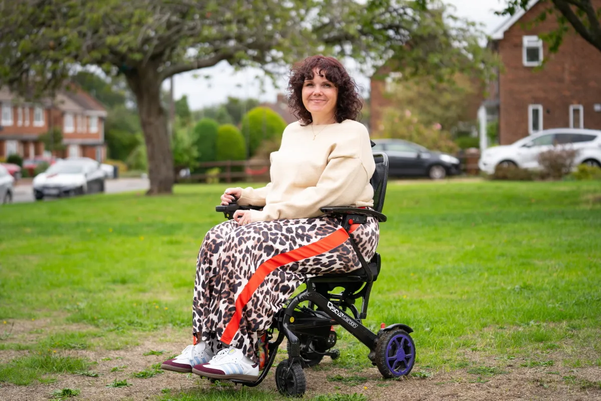 A working mum was left unable to walk unaided after putting off a doctor's appointment