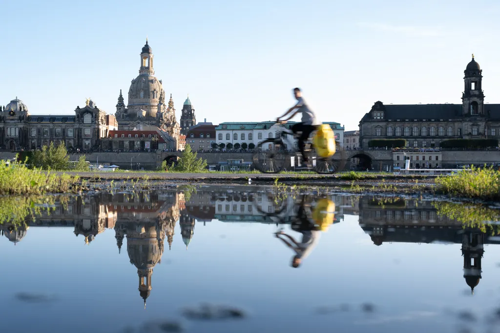 A drezdai Frauenkirche Németországban.