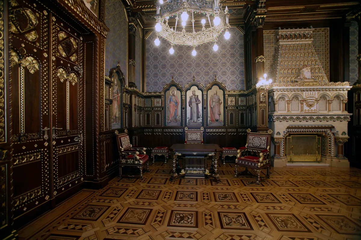 A ii világháború után újjáépített Szent István terem