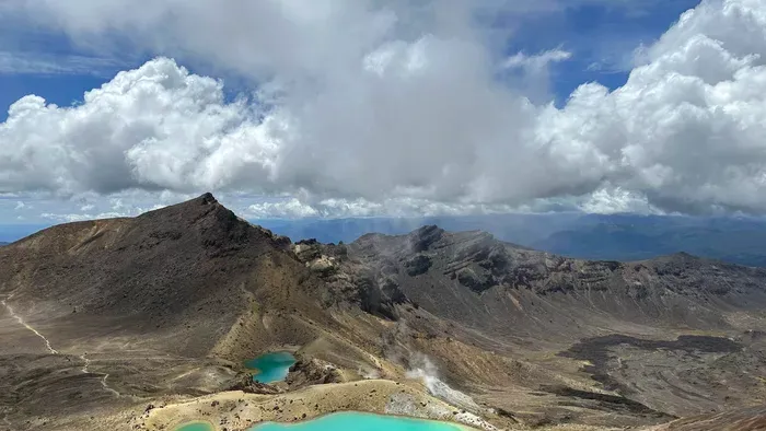 Szauron birodalma fényes nappal, Tongariro Nemzeti Park, Északi-sziget