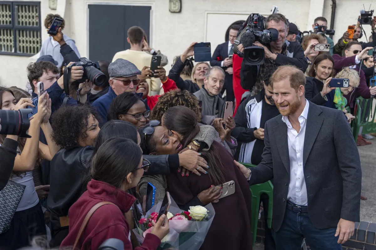 Prince Harry and Meghan, the Duke and Duchess of Sussex, visit Nottingham
