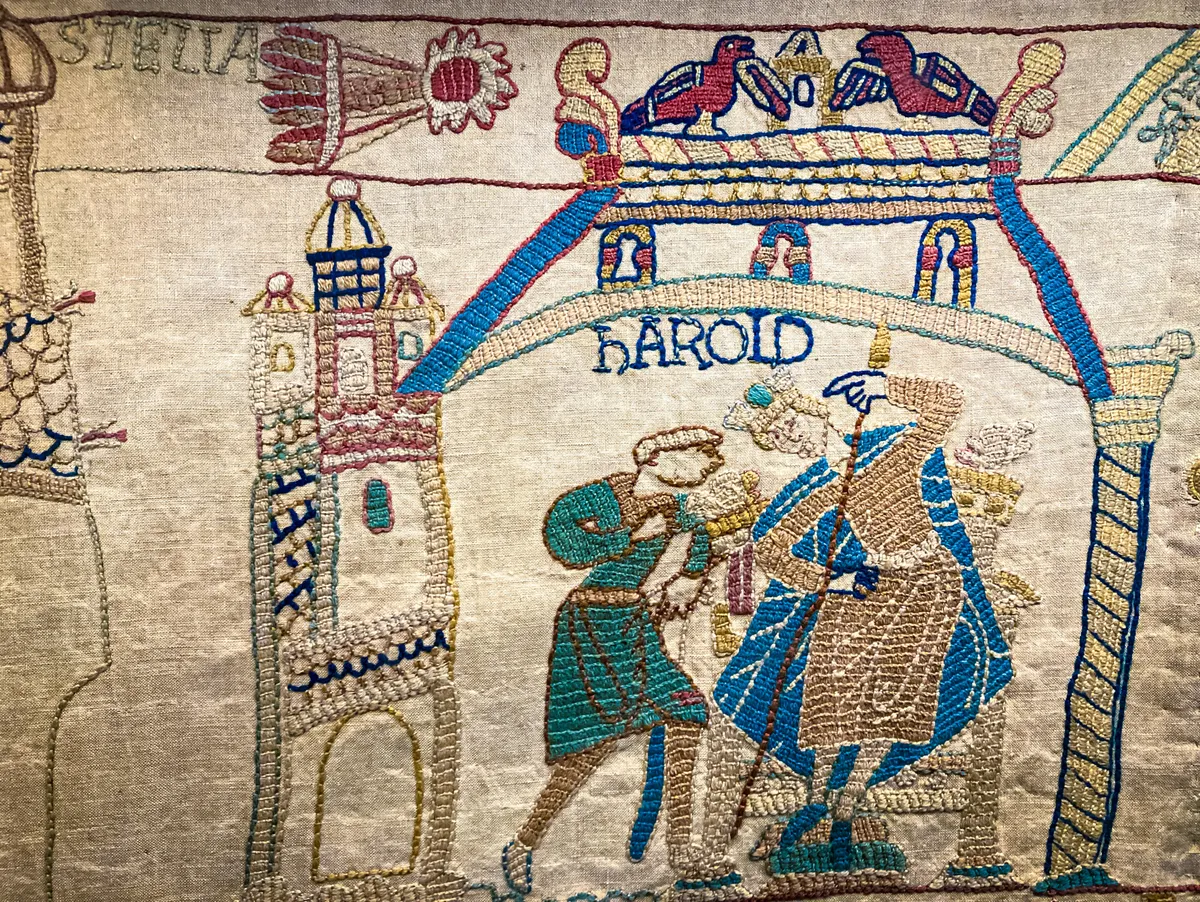 II. Harold király ábrázolása a Bayeux-i kárpiton