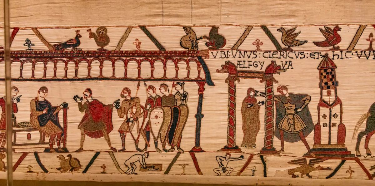 A Bayeux-i kárpit egy részlete